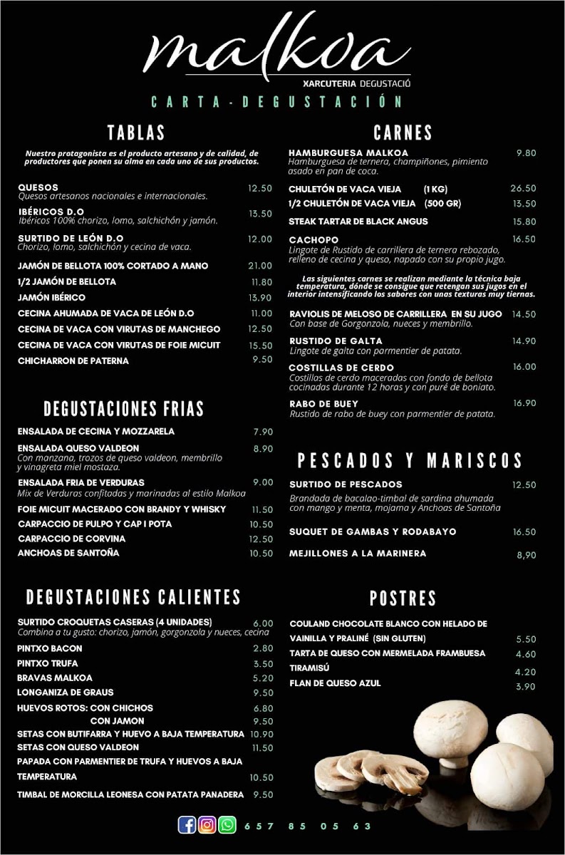 Malkoa – Xarcuteria i degustació Photo Menu 9