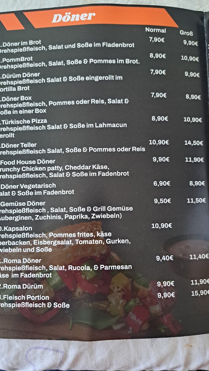 Food House Photo Menu 1