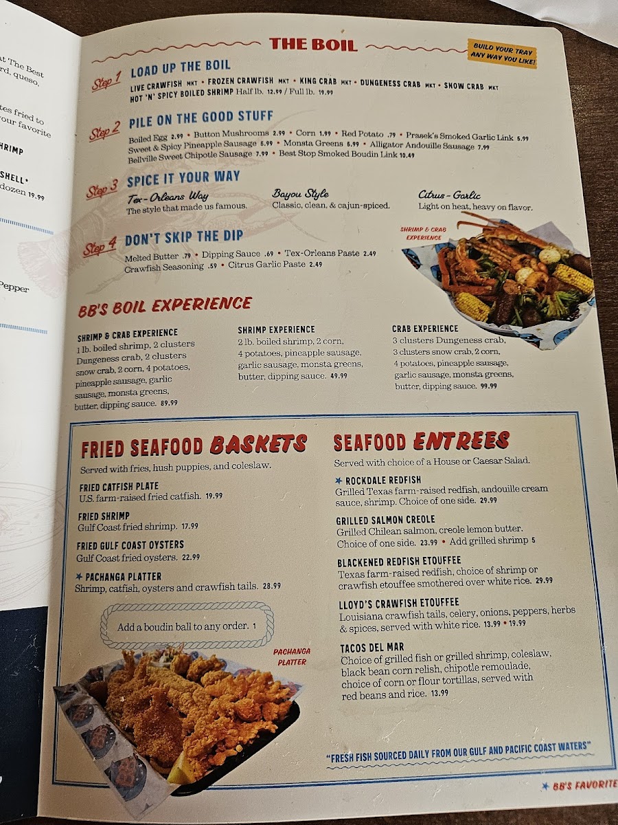 BB's Cajun Cantina Photo Menu 6