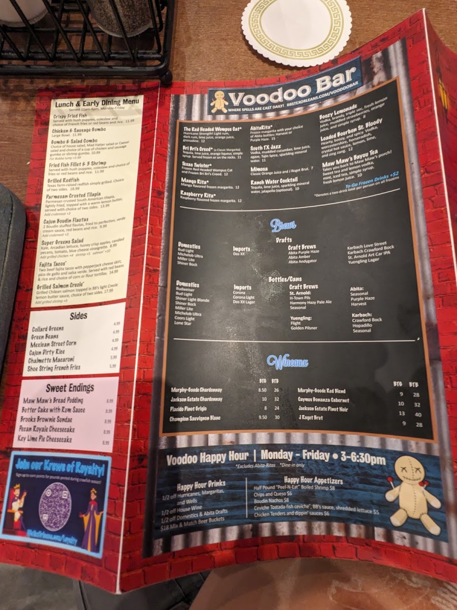 BB's Cajun Cantina Photo Menu 8