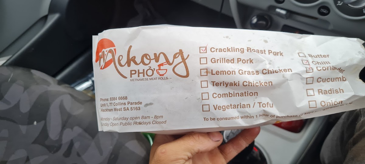 Mekong Phở Photo Menu 4