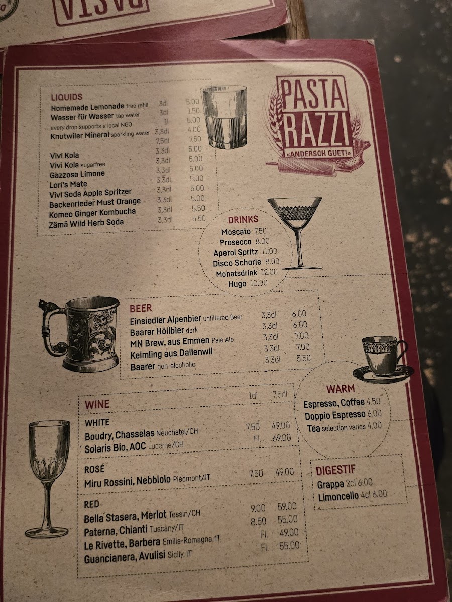 Pastarazzi Photo Menu 4
