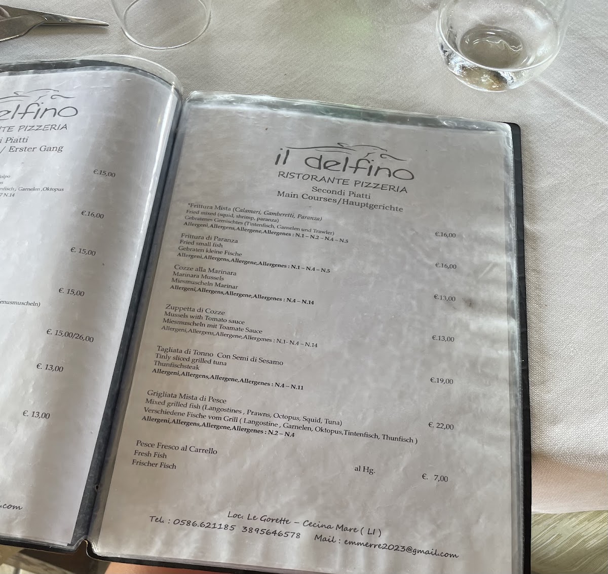 Ristorante Bagno Il Delfino Photo Menu 1