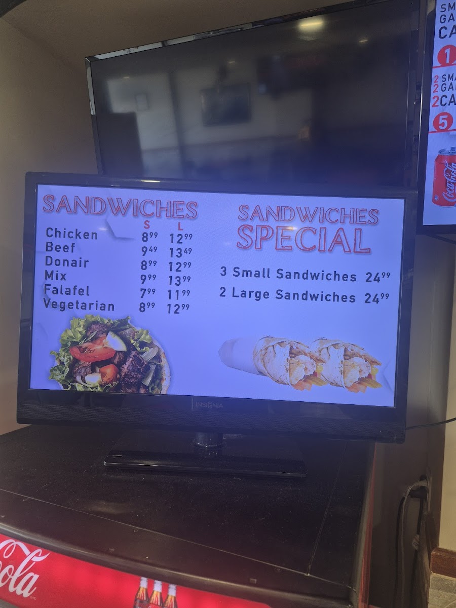 Shawarma Donair on the Falls Photo Menu 1