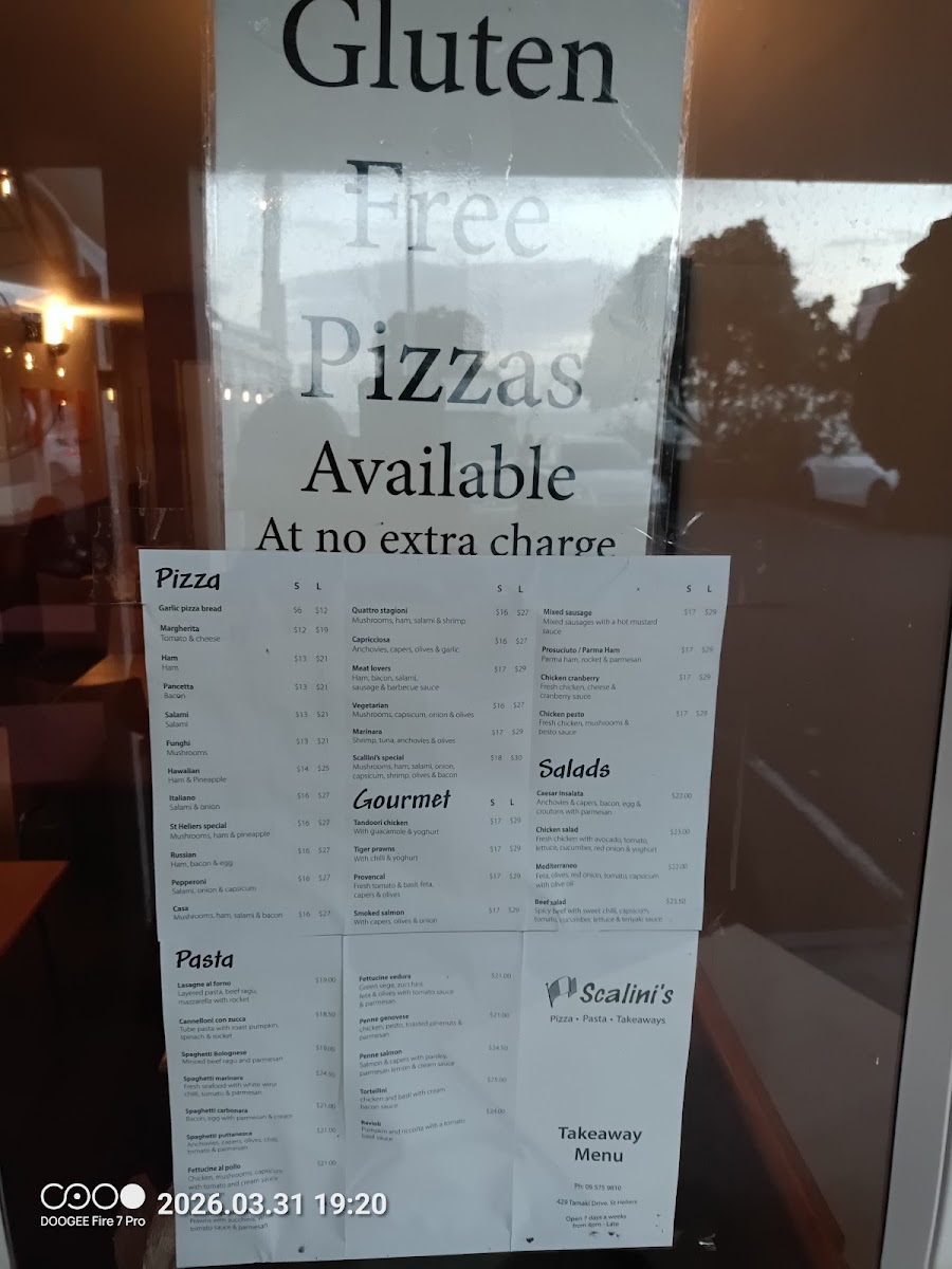 Scalini's Italian Restaurant & Pizzeria Photo Menu 5
