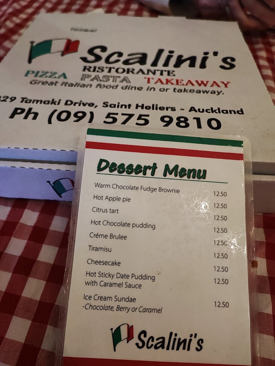 Scalini's Italian Restaurant & Pizzeria Photo Menu 6