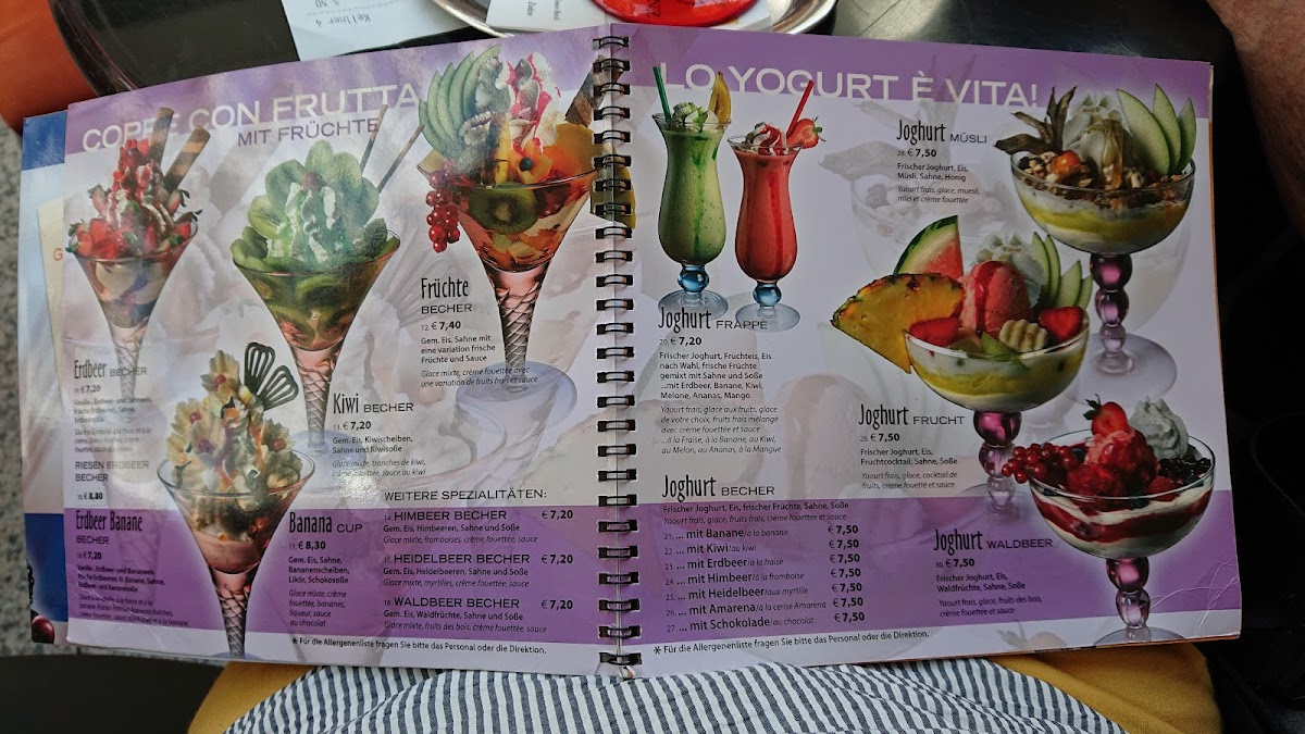 Eiscafé Florenz Photo Menu 3