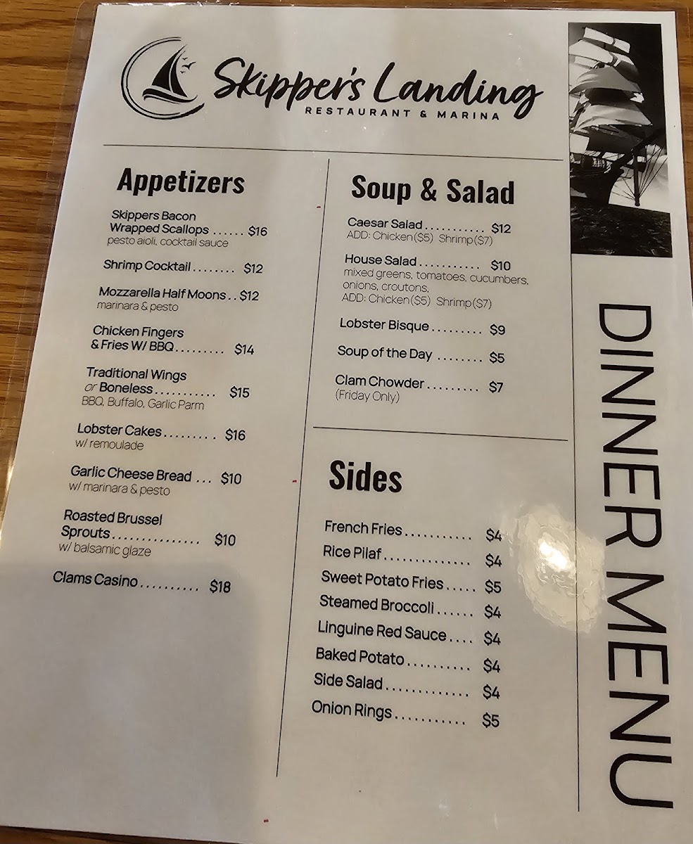 Skipper's Landing Restaurant Photo Menu 3