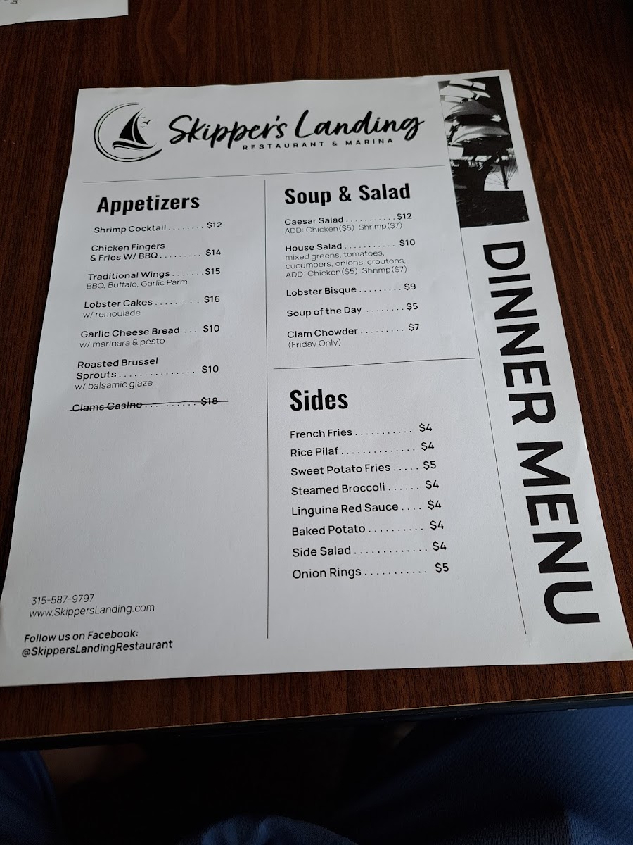 Skipper's Landing Restaurant Photo Menu 7