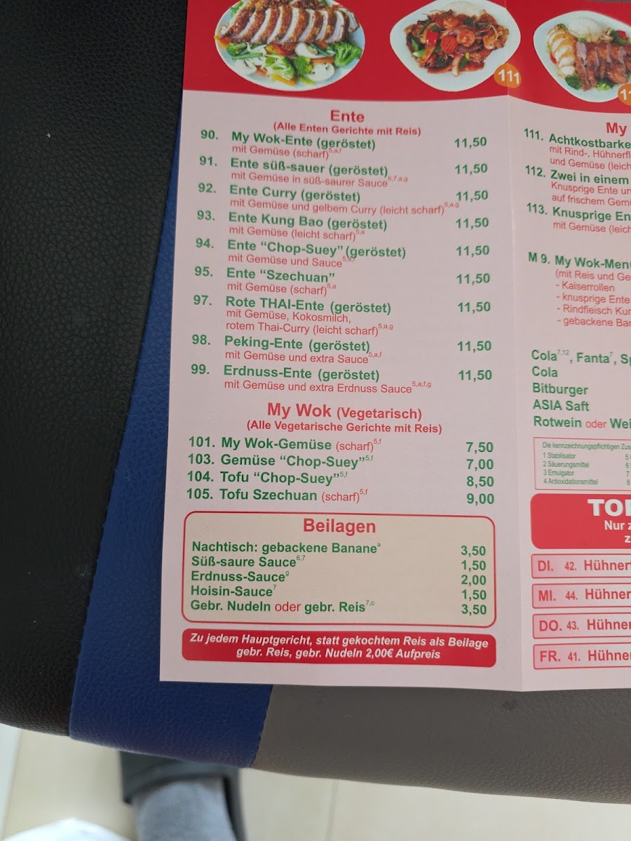 MyWok Asia Gourmet - Lieferservice Photo Menu 2