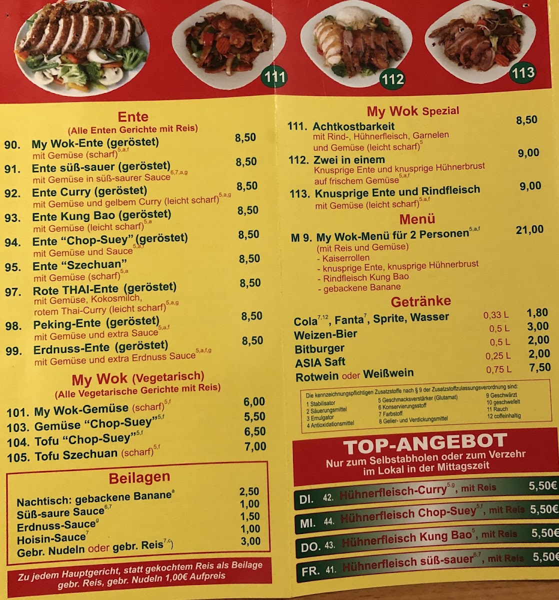MyWok Asia Gourmet - Lieferservice Photo Menu 7
