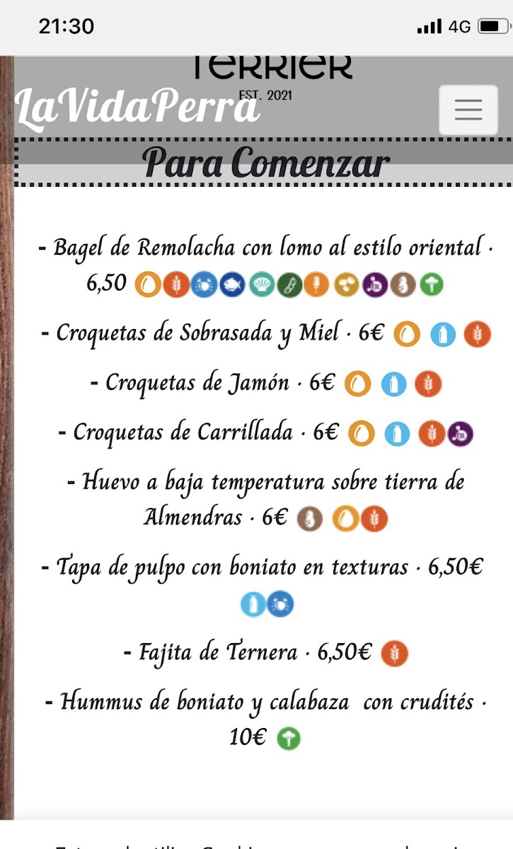 Restaurante Terrier Photo Menu 10