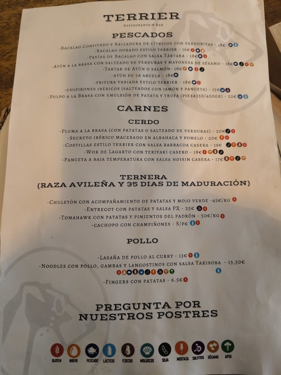 Restaurante Terrier Photo Menu 2
