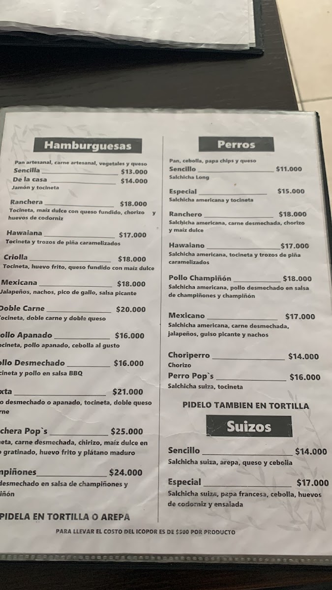 BURGER POP’S Photo Menu 2