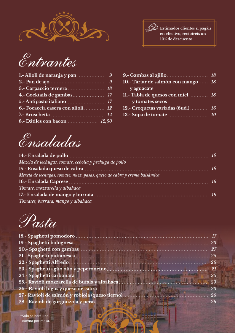 BEL SIT, TRATTORIA & PIZZERIA Photo Menu 5