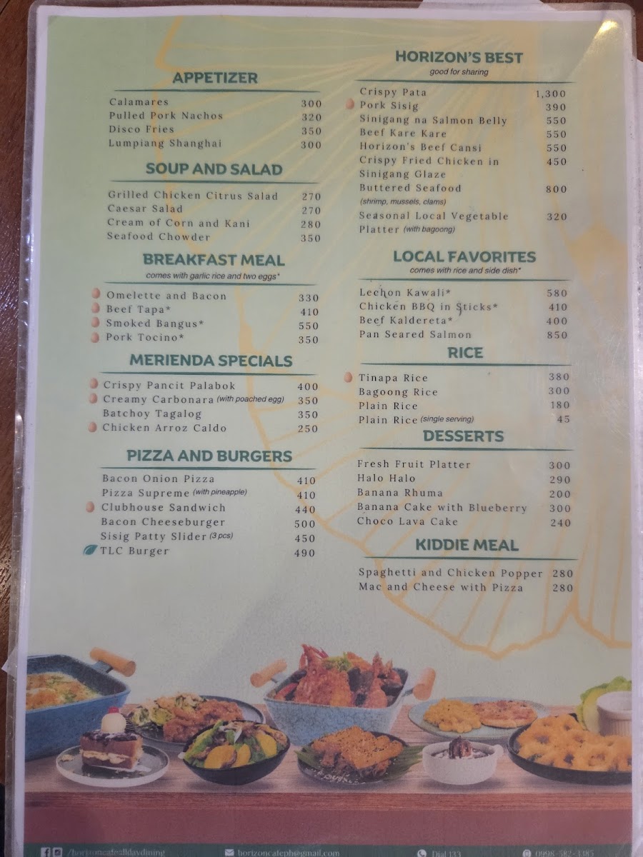 Horizon Cafe - Pasay Photo Menu 8