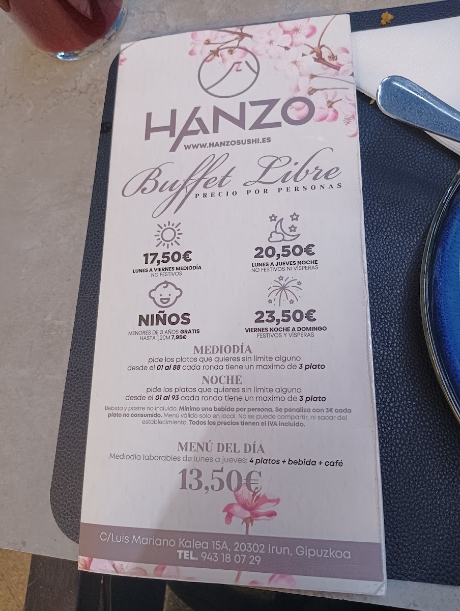 HANZO SUSHI Photo Menu 9
