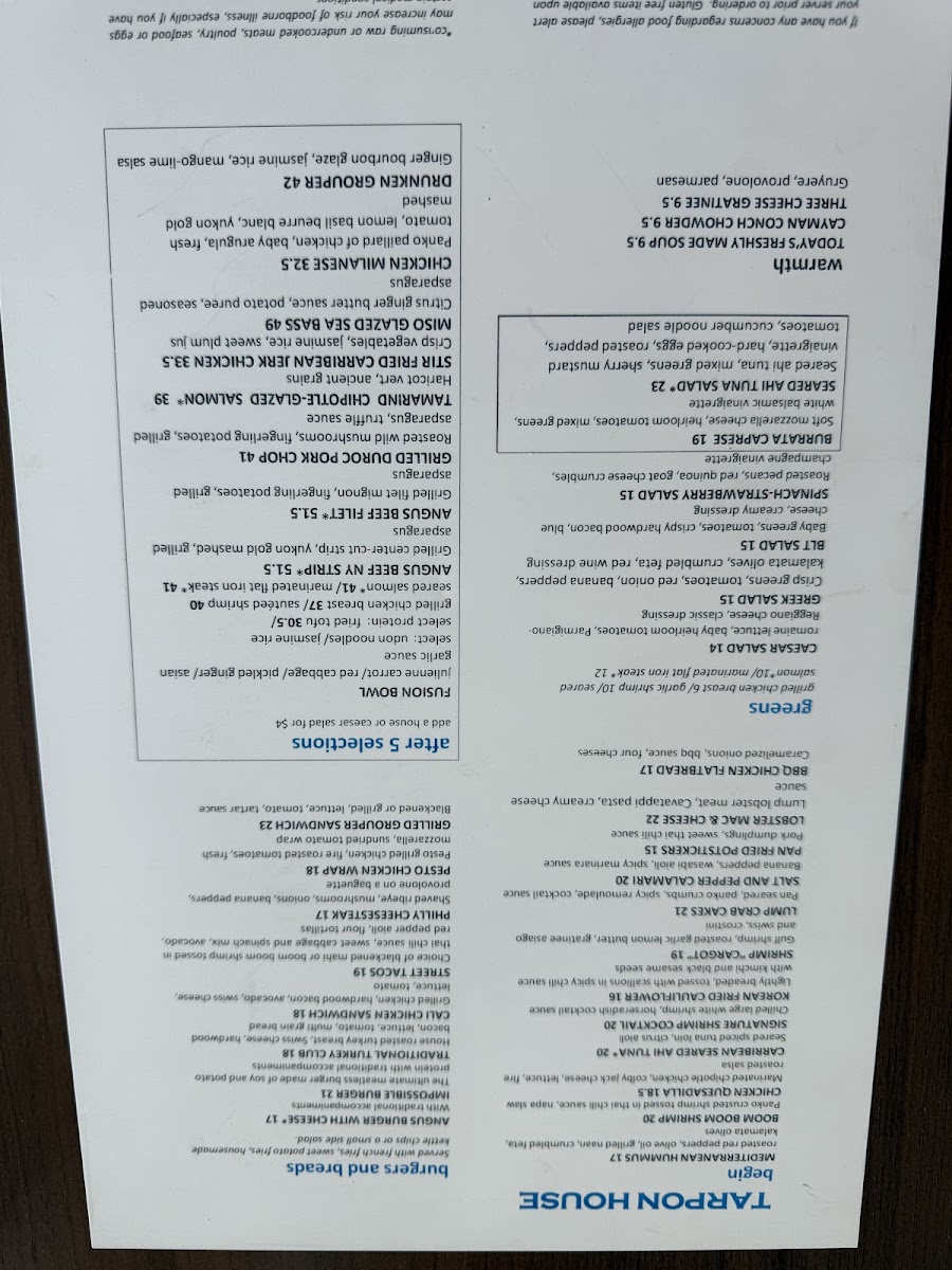 Charley's Cabana Bar Photo Menu 6