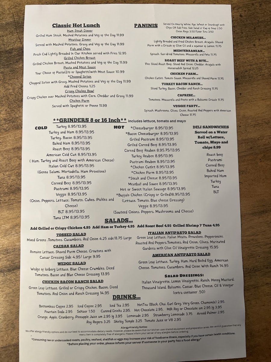 Roundabout Restaurant Photo Menu 6
