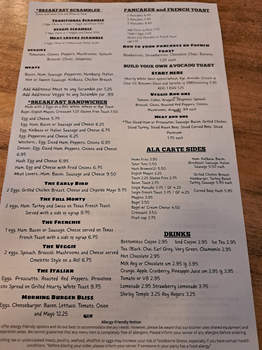 Roundabout Restaurant Photo Menu 7