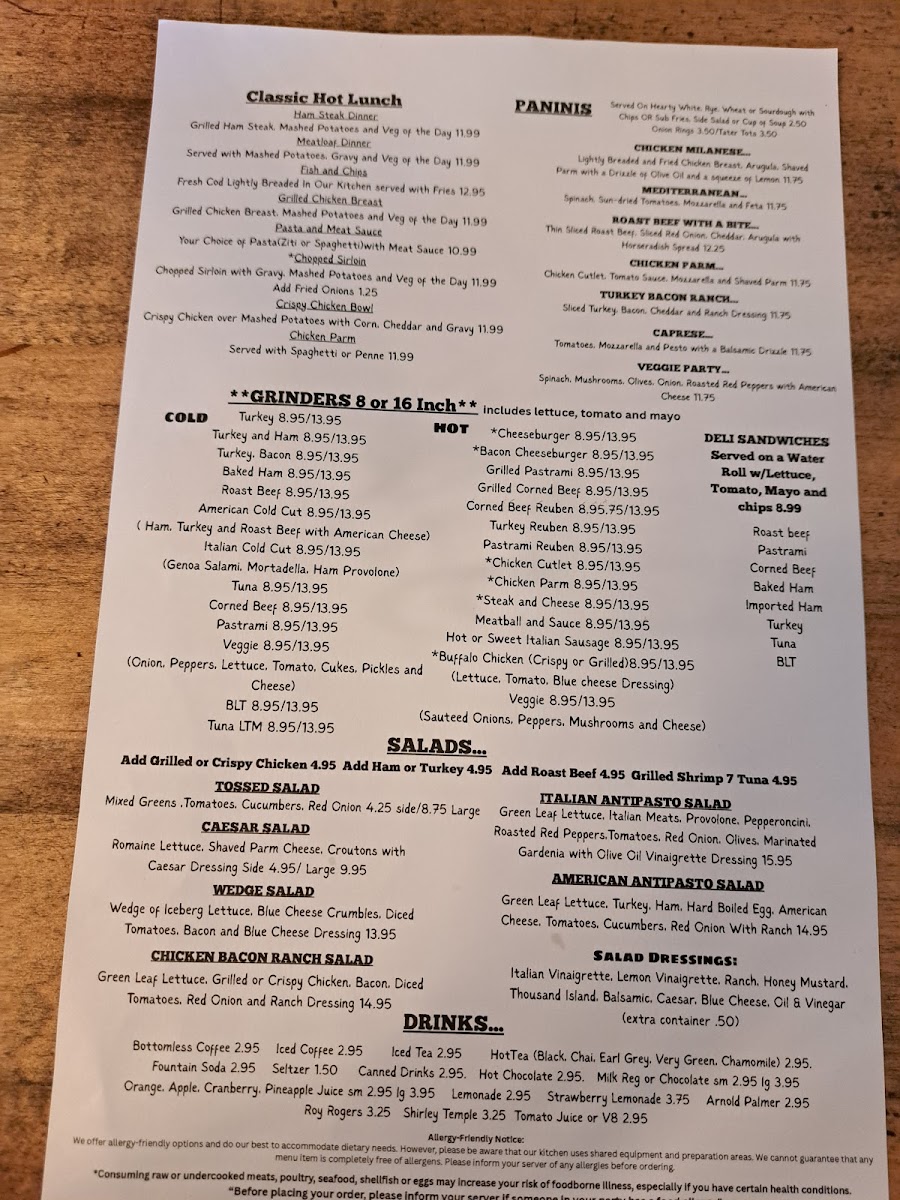 Roundabout Restaurant Photo Menu 8