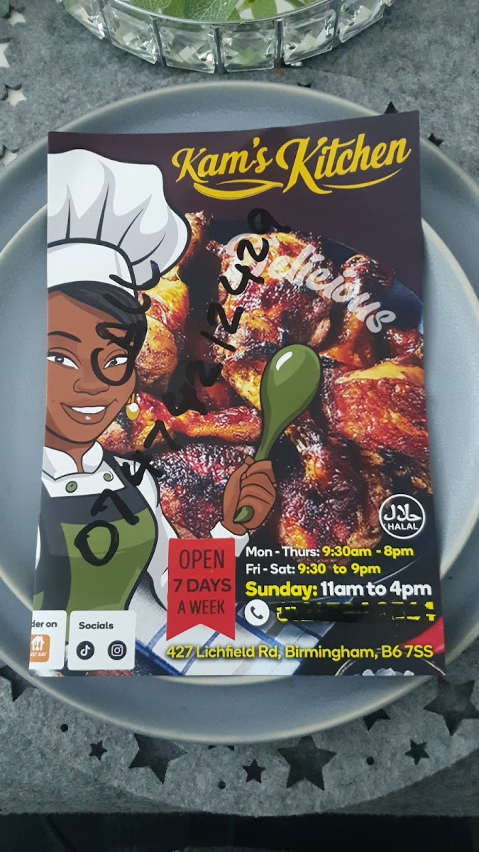 Kam's Kitchen Photo Menu 3