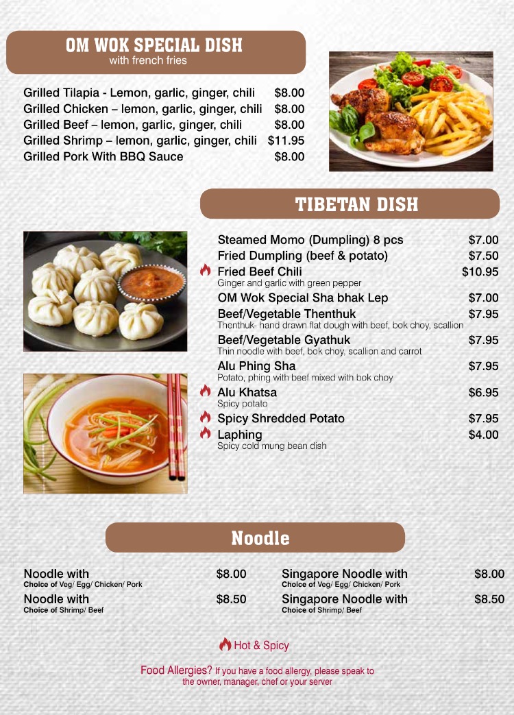 Om Wok Photo Menu 2