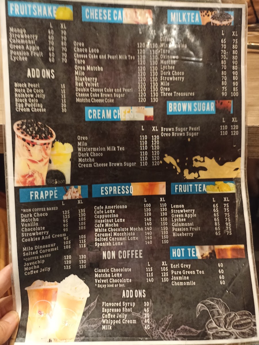 TeaSpoon Cafe Juan Luna Branch Photo Menu 8