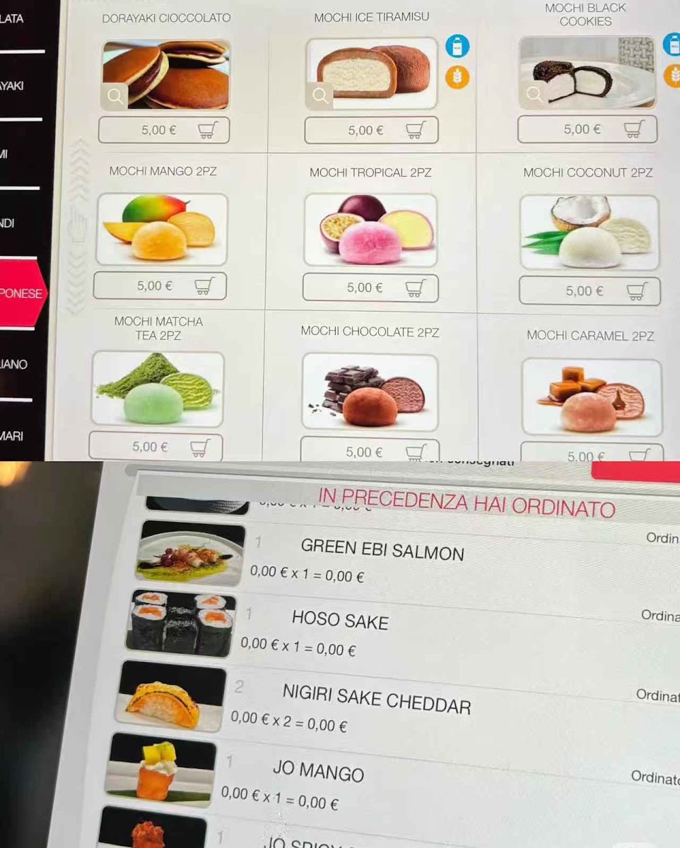 ONE SUSHI - Pompei Photo Menu 1