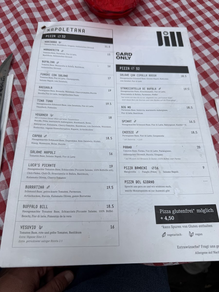 Jill - Neapolitanische Pizza Photo Menu 9