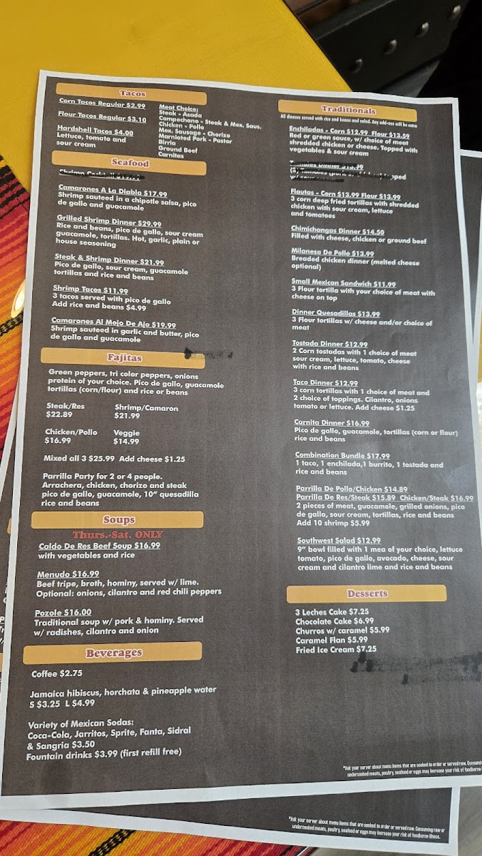 El Zarape Photo Menu 7