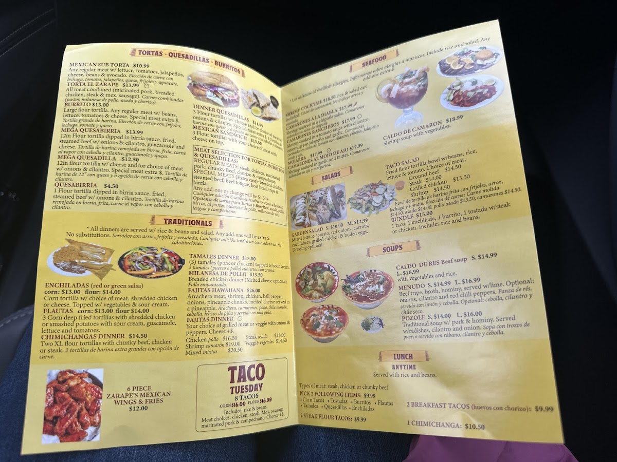 El Zarape Photo Menu 8