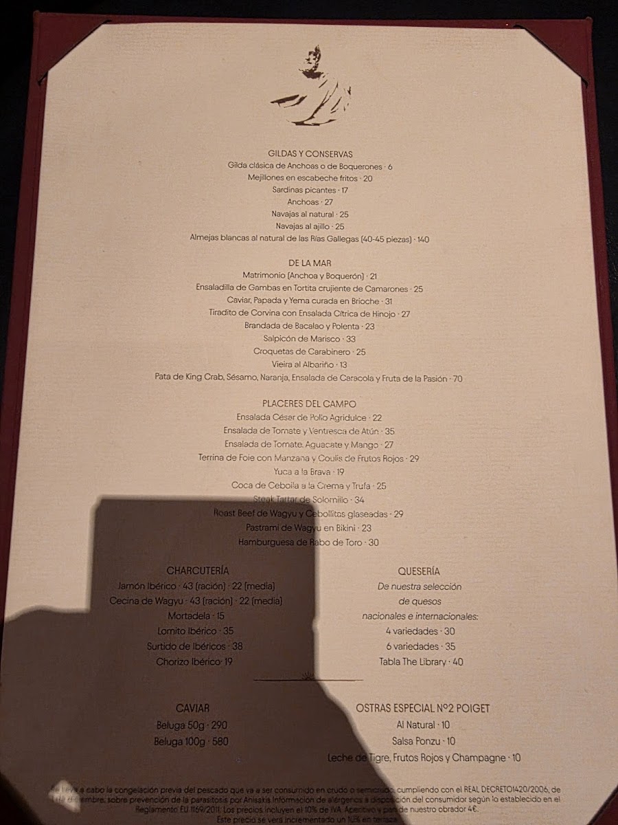 The Library Wine Boutique & Cuisine Photo Menu 4