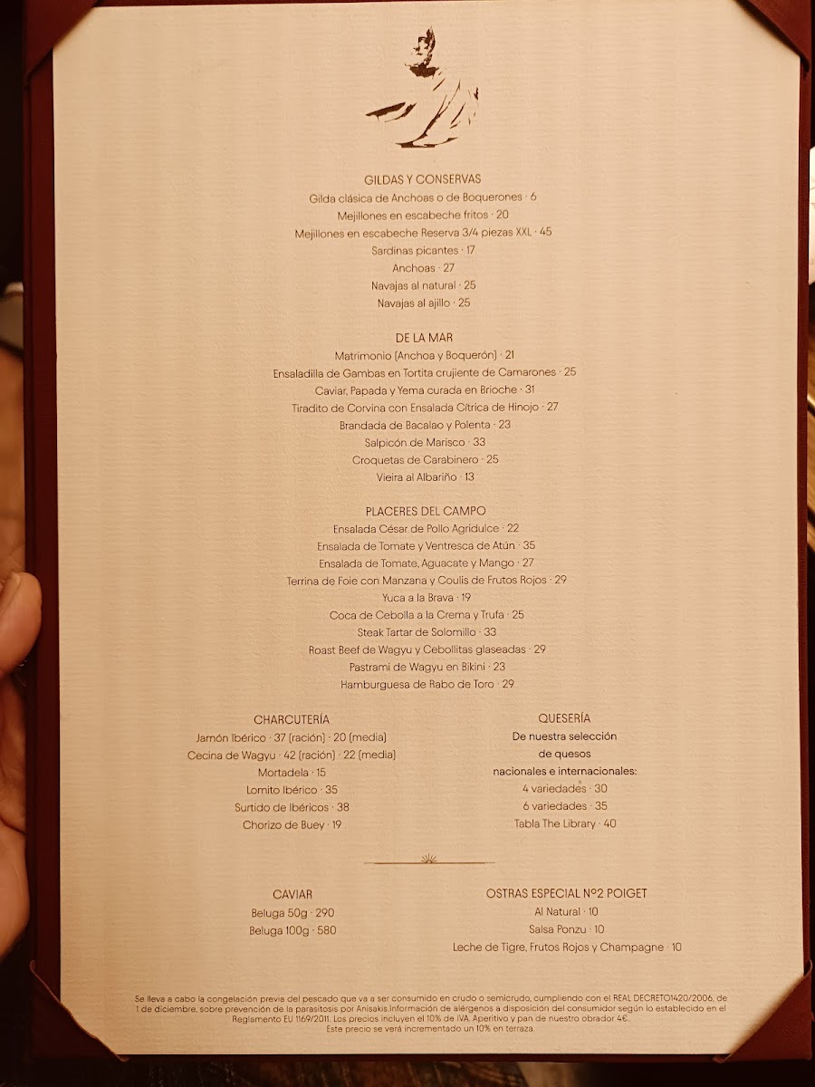 The Library Wine Boutique & Cuisine Photo Menu 9