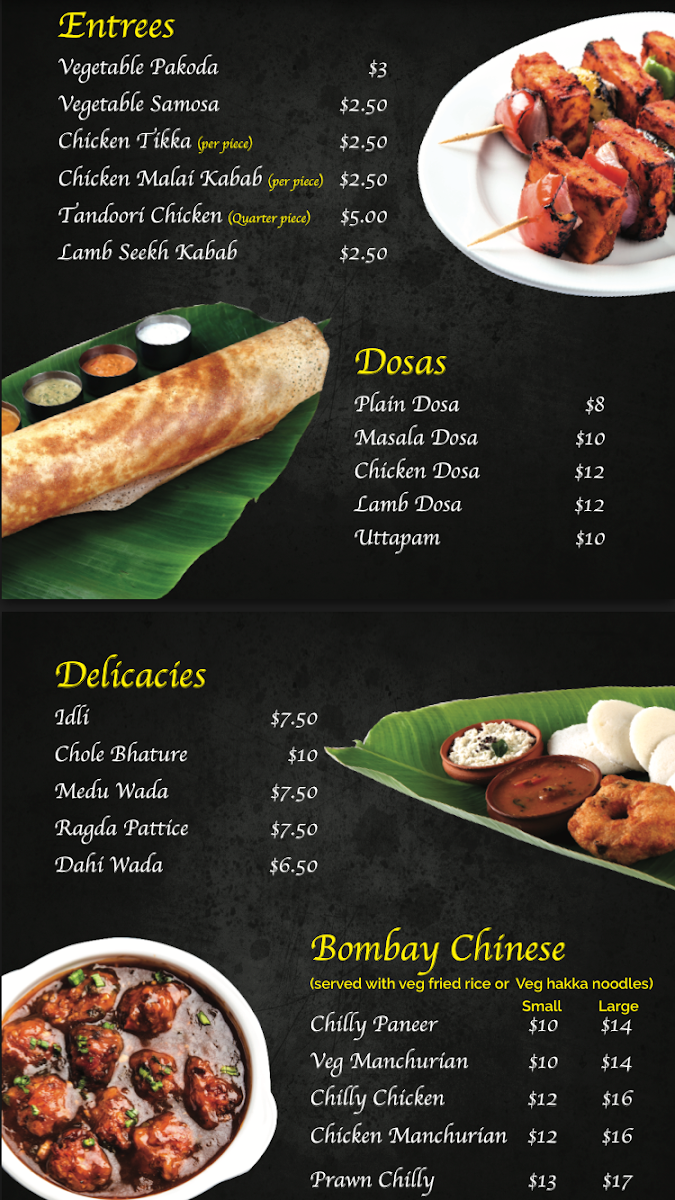 Spice Traders Porirua UNDER NEW MANAGEMENT Photo Menu 2