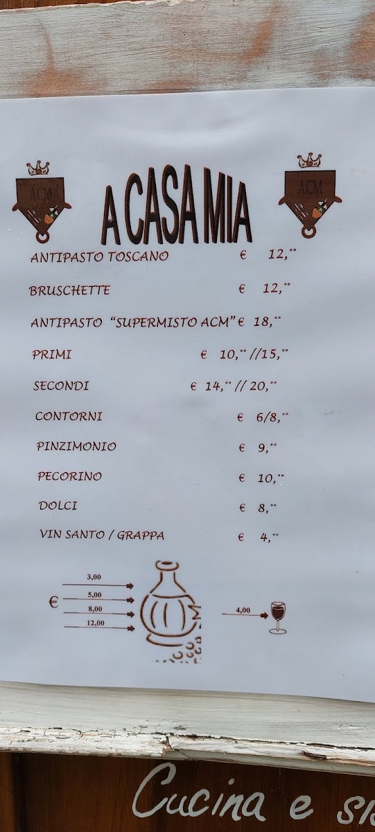 A Casa Mia Photo Menu 3