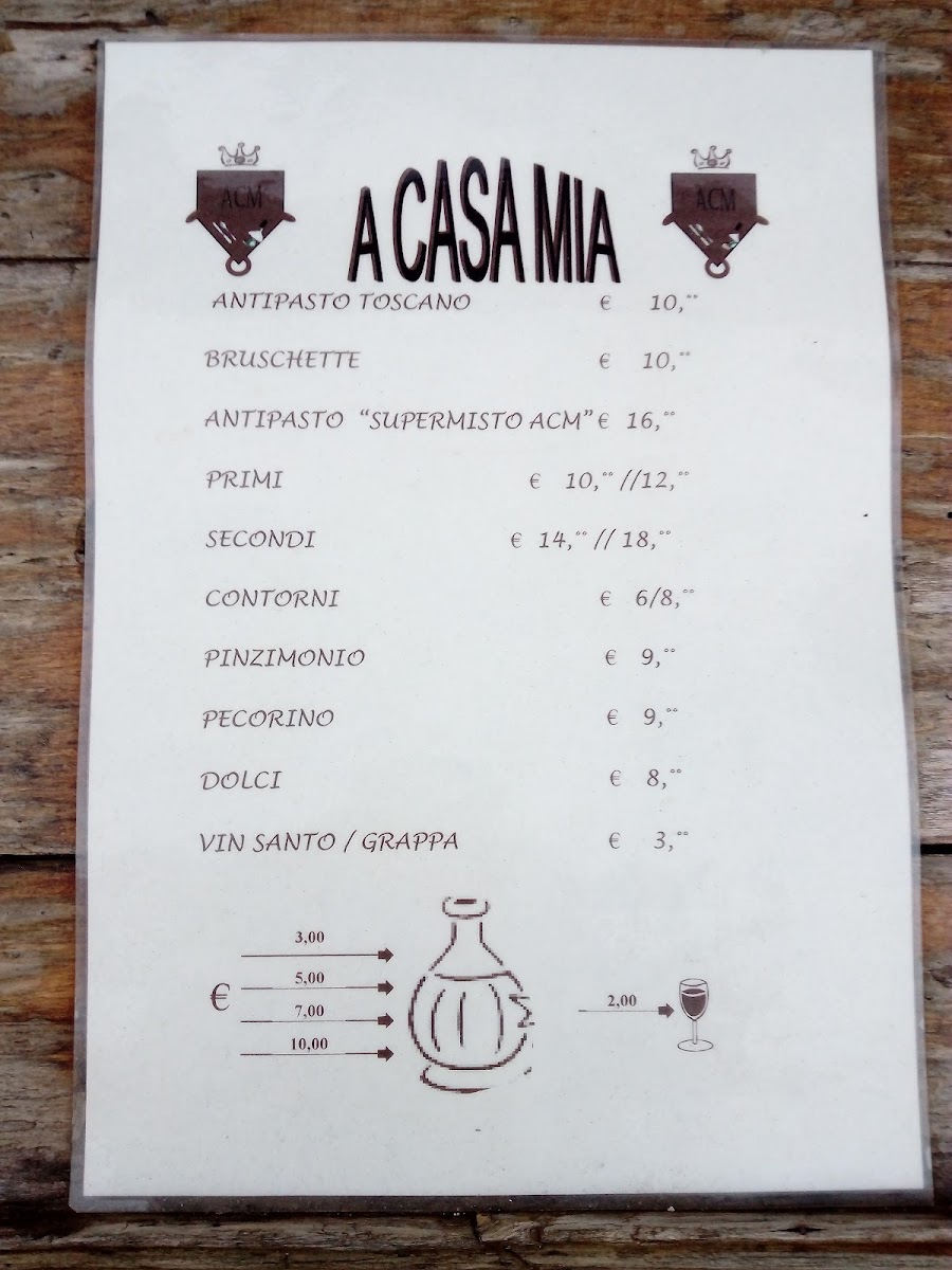 A Casa Mia Photo Menu 4