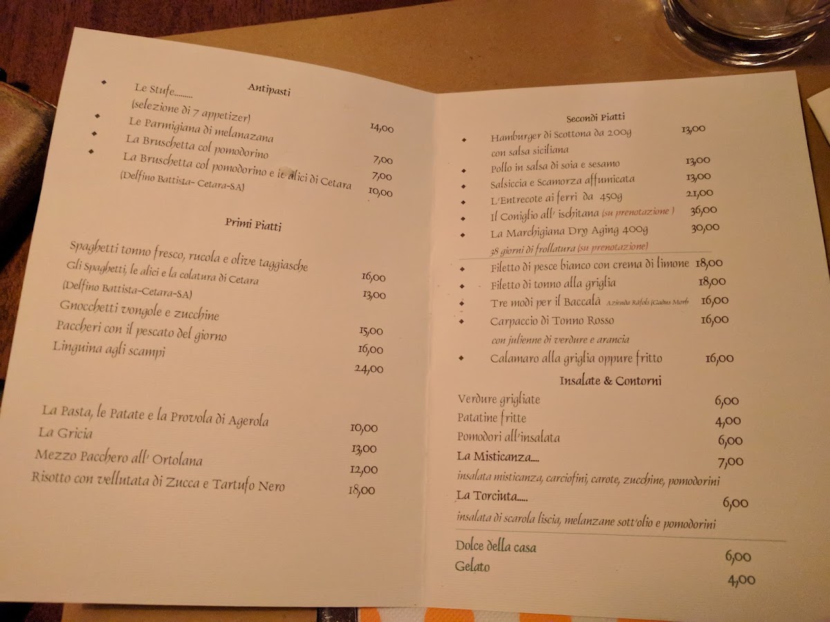 Le Stufe osteria & cucina Photo Menu 3