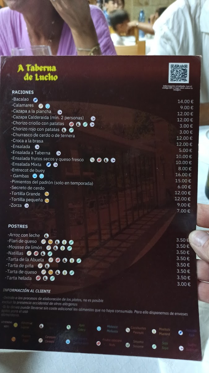 A Taberna de Lucho Photo Menu 1
