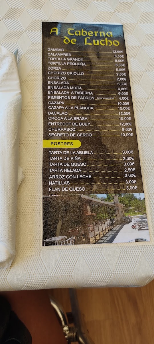 A Taberna de Lucho Photo Menu 10
