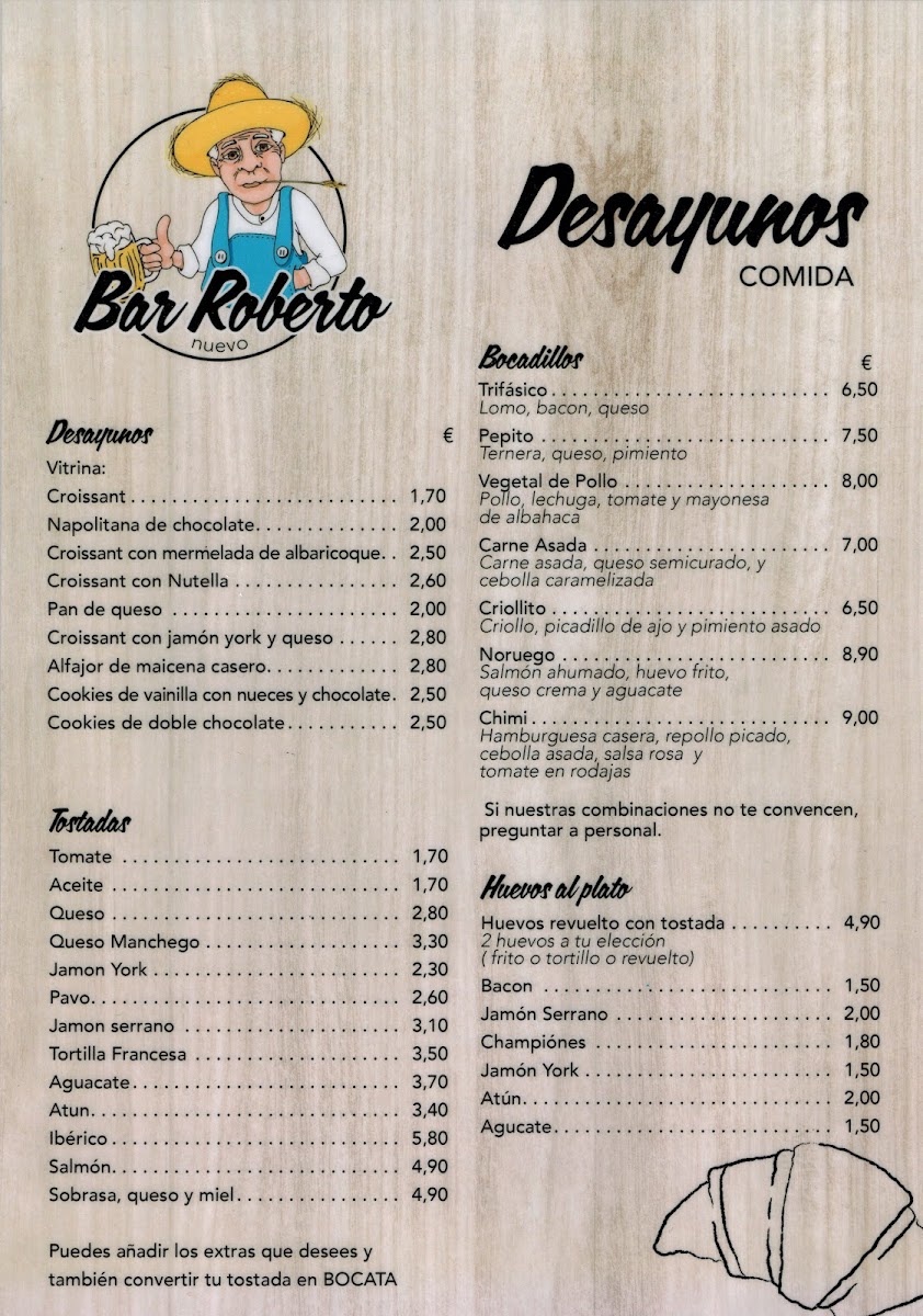 BAR ROBERTO IBIZA (Nuevo) Photo Menu 4