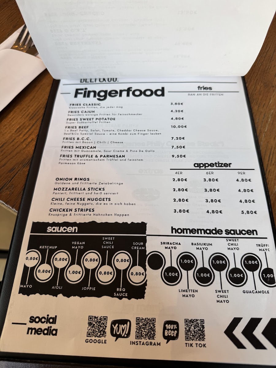 Beef&Co. Photo Menu 2