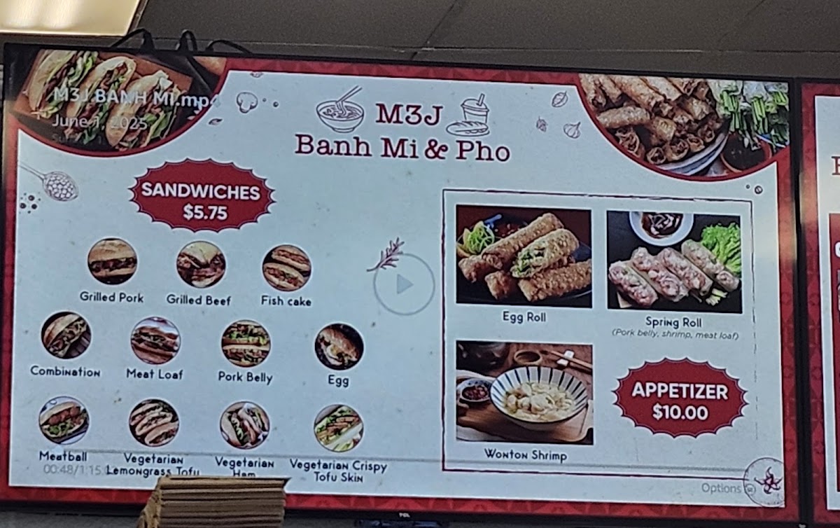 M3J Bánh Mì & Pho Photo Menu 5