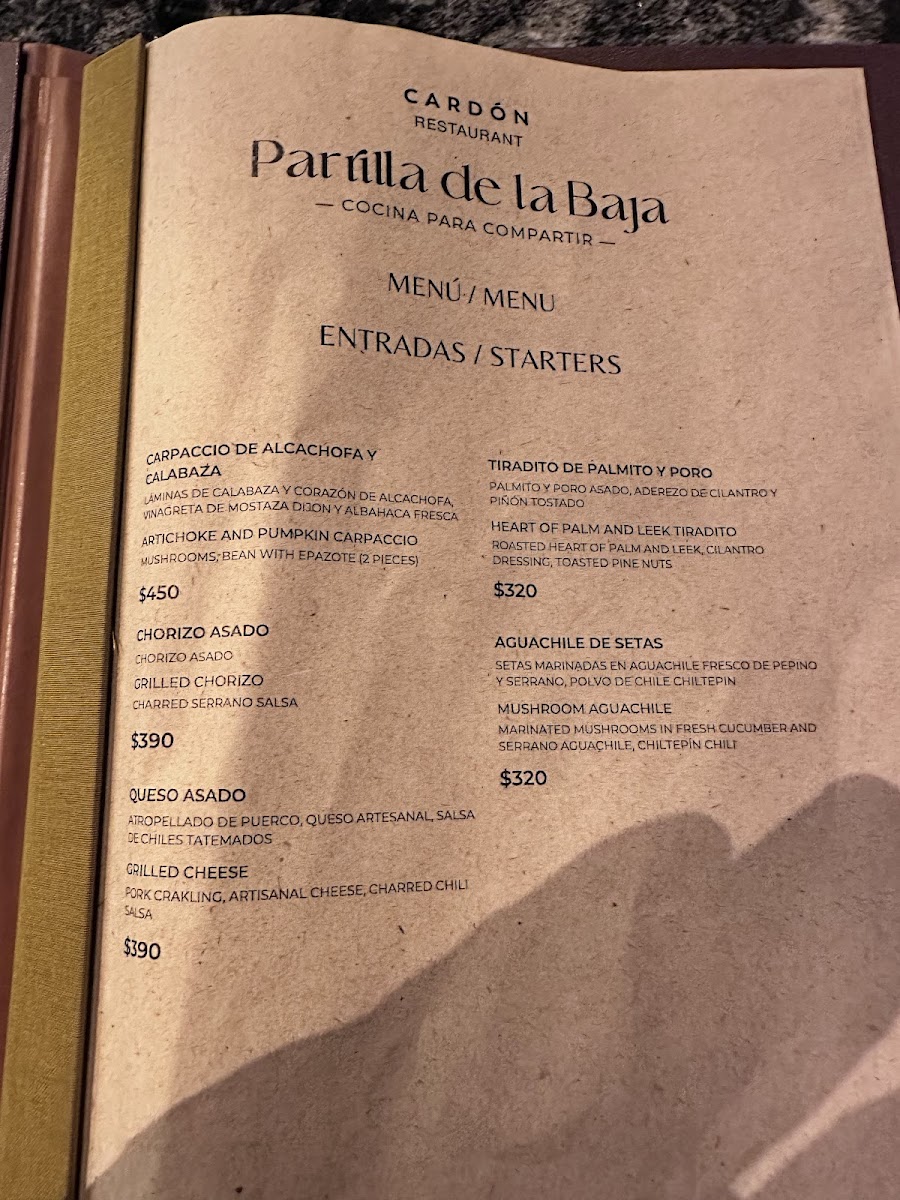 Cardón Restaurant Photo Menu 6