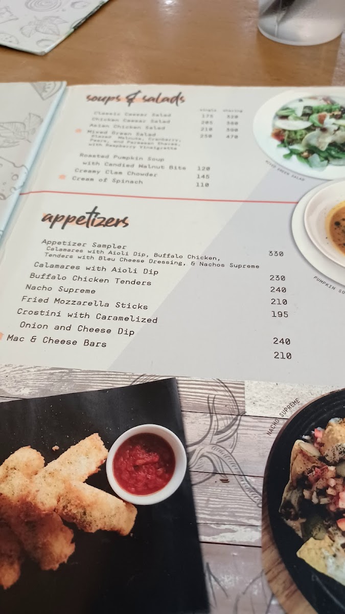 The Old Spaghetti House Photo Menu 3