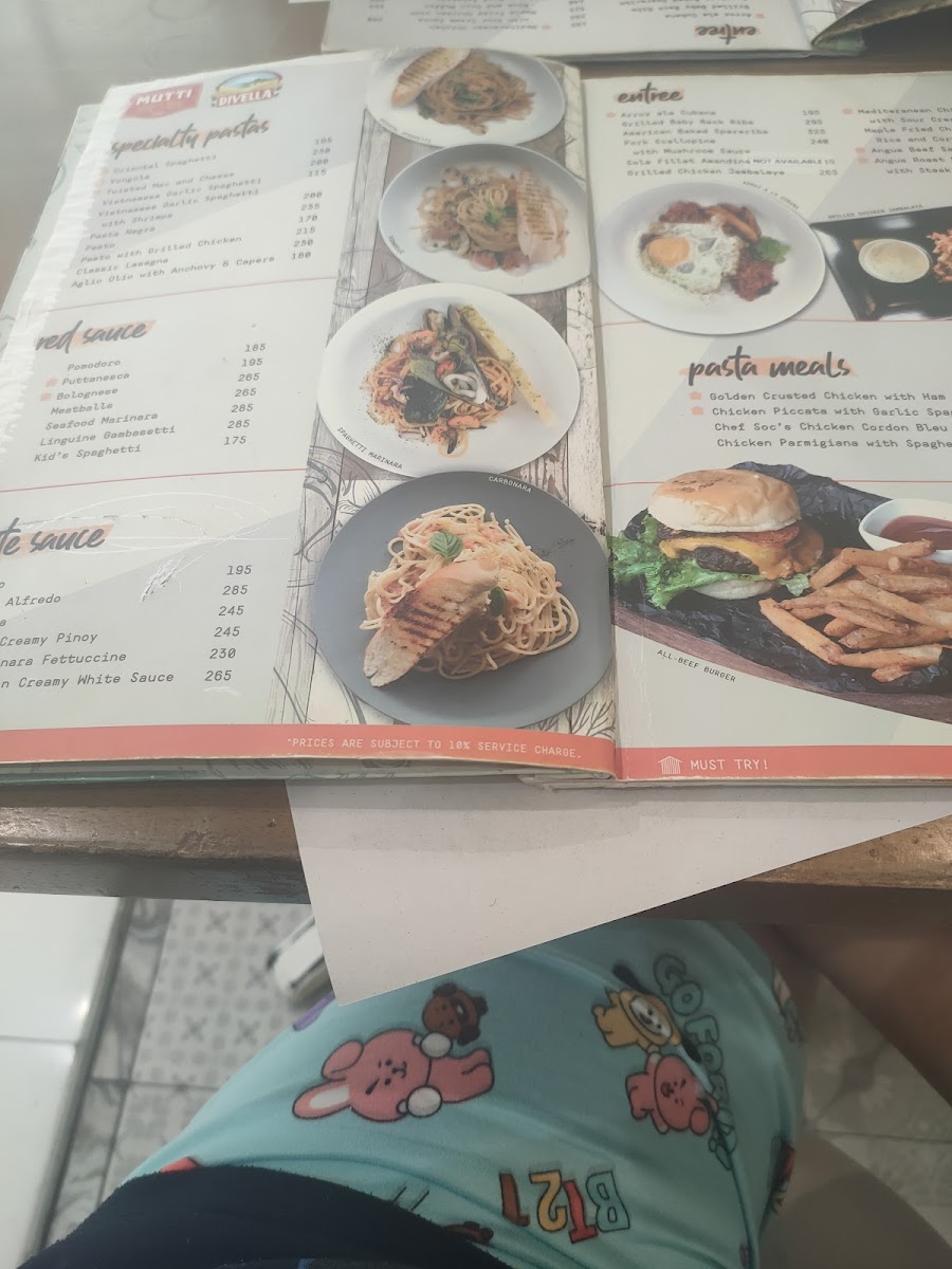 The Old Spaghetti House Photo Menu 7