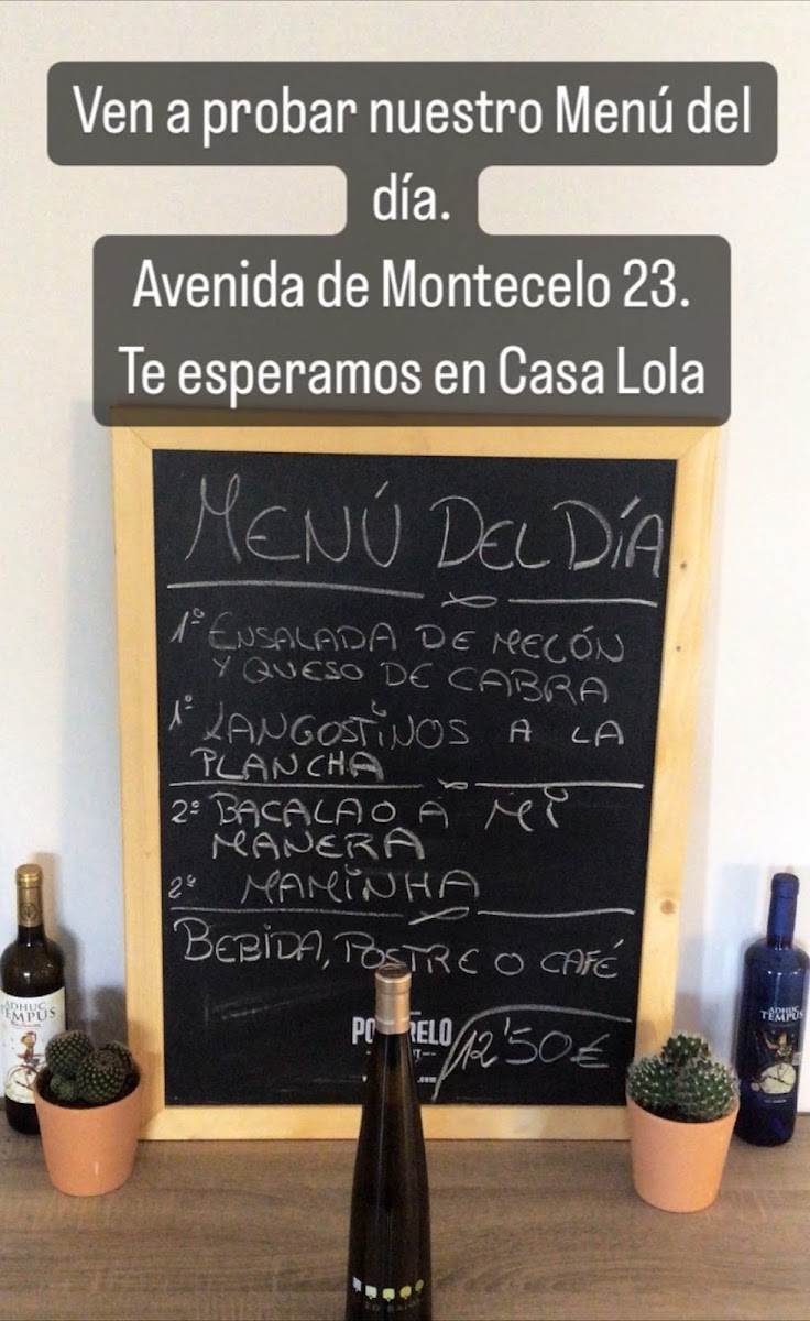 Restaurante casa Lola 1968 Photo Menu 4