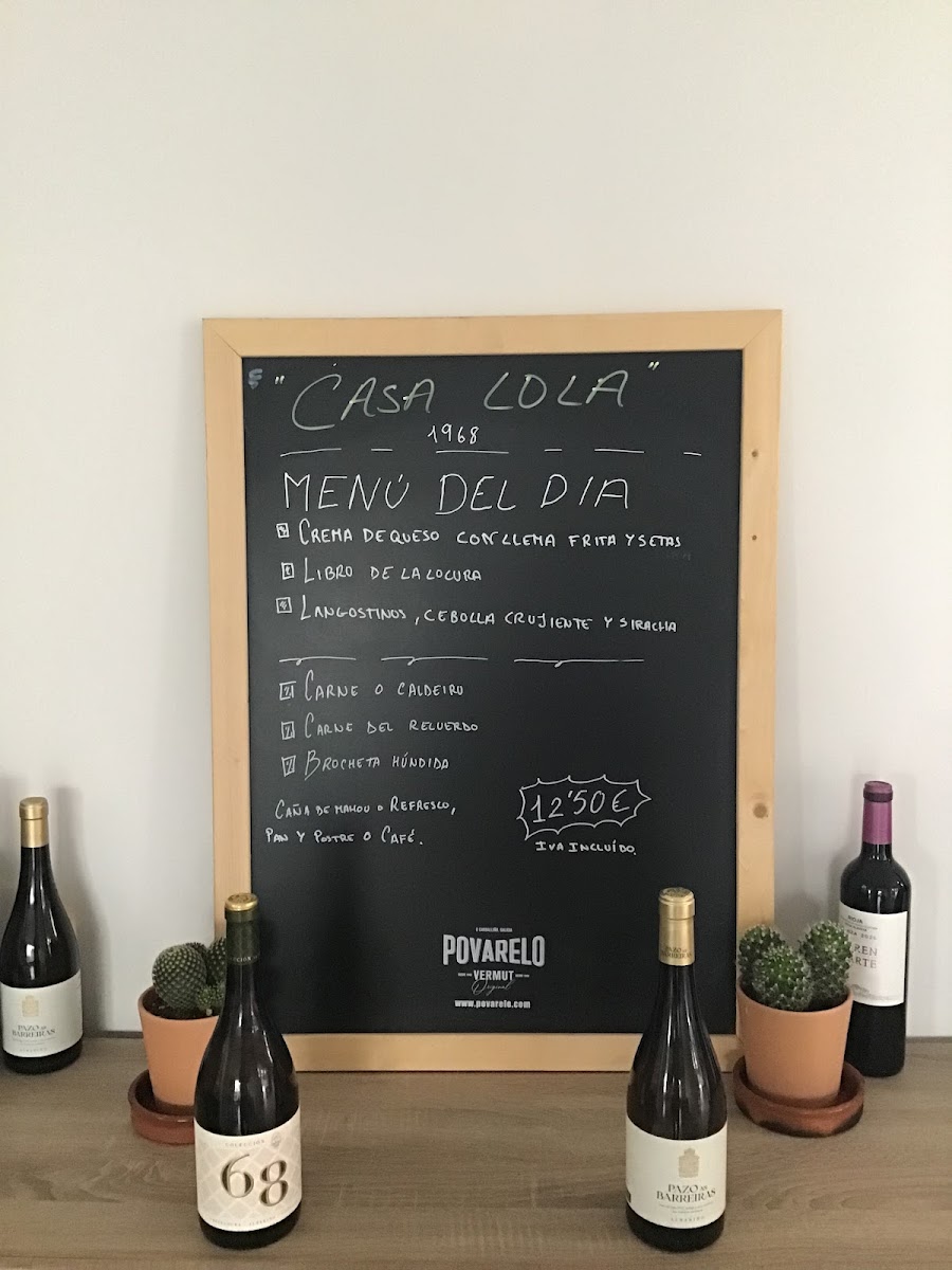Restaurante casa Lola 1968 Photo Menu 7