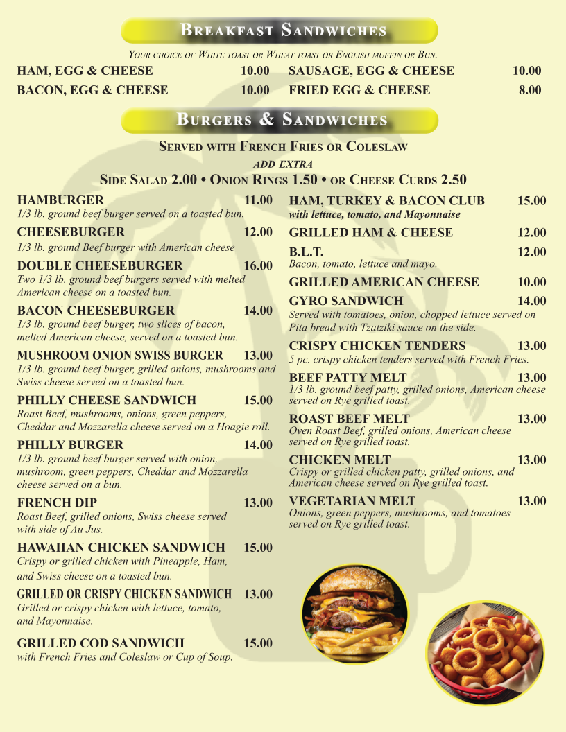 Jenisa's Diner Photo Menu 3