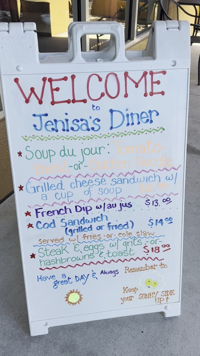 Jenisa's Diner Photo Menu 5